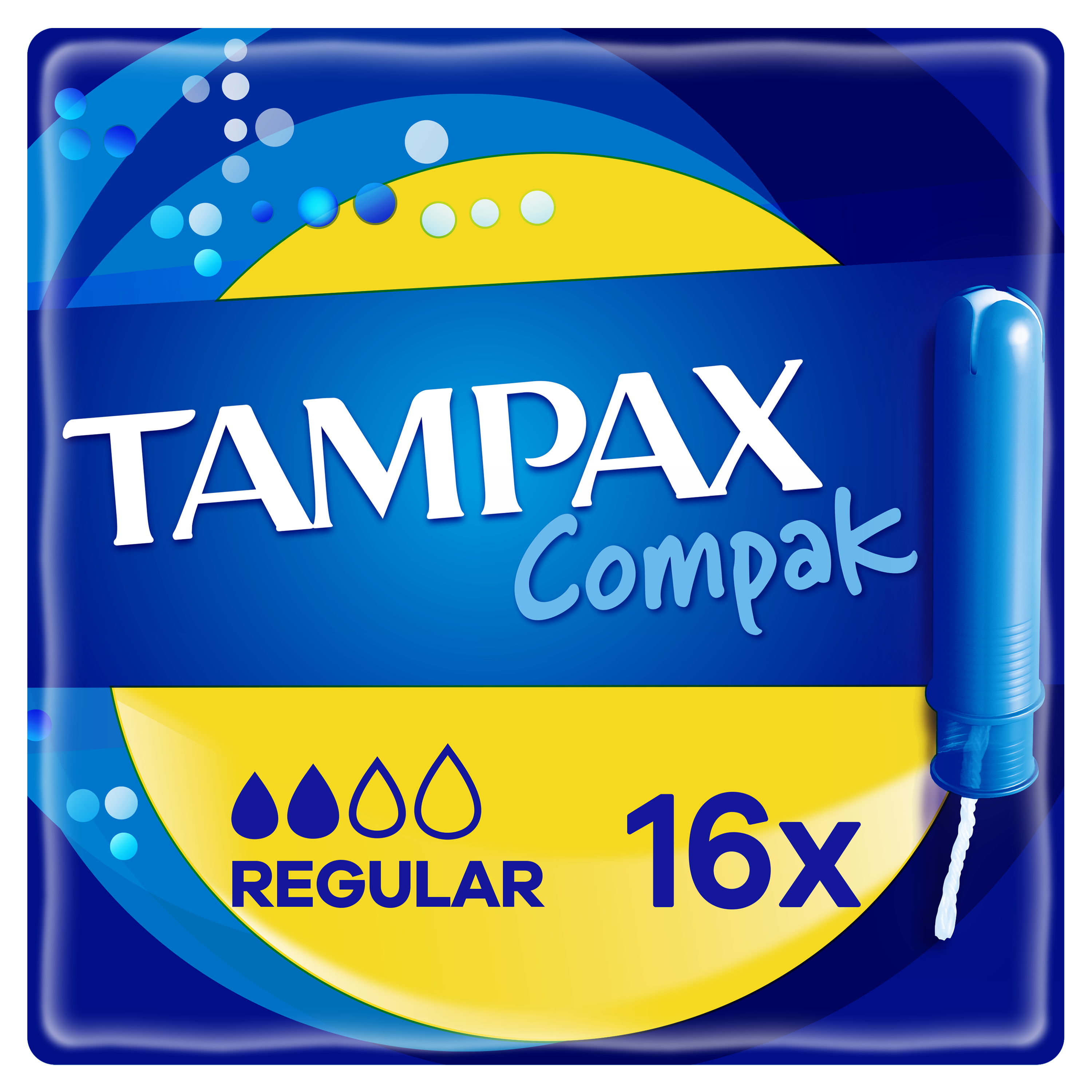 Tampax Compak Regular Ταμπόν 6x16 – Για Ελαφριά έως Μέτρια Ροή