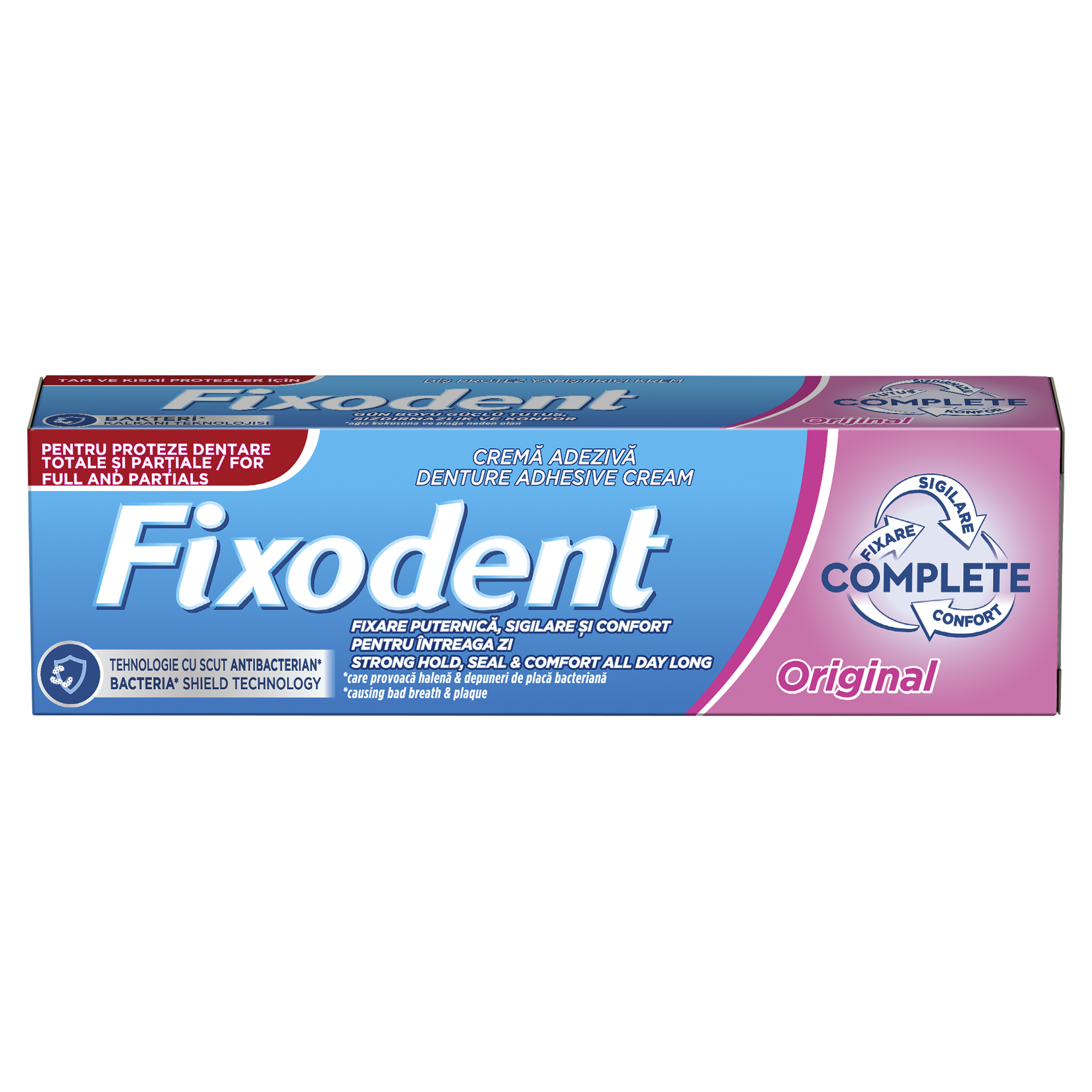 Fixodent Complete Original 47g – Κολλητική Κρέμα Οδοντοστοιχιών
