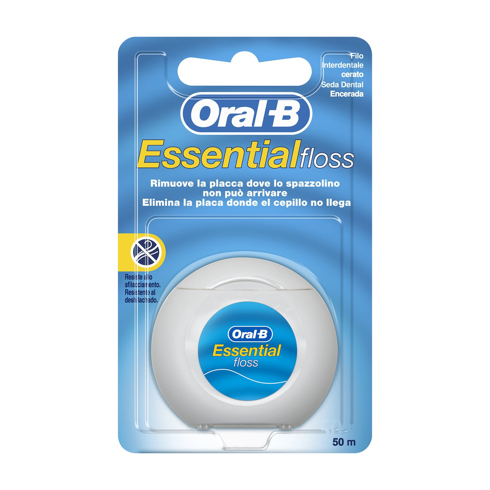 Oral-B Essential Floss Κερωμένο Οδοντικό Νήμα 50m