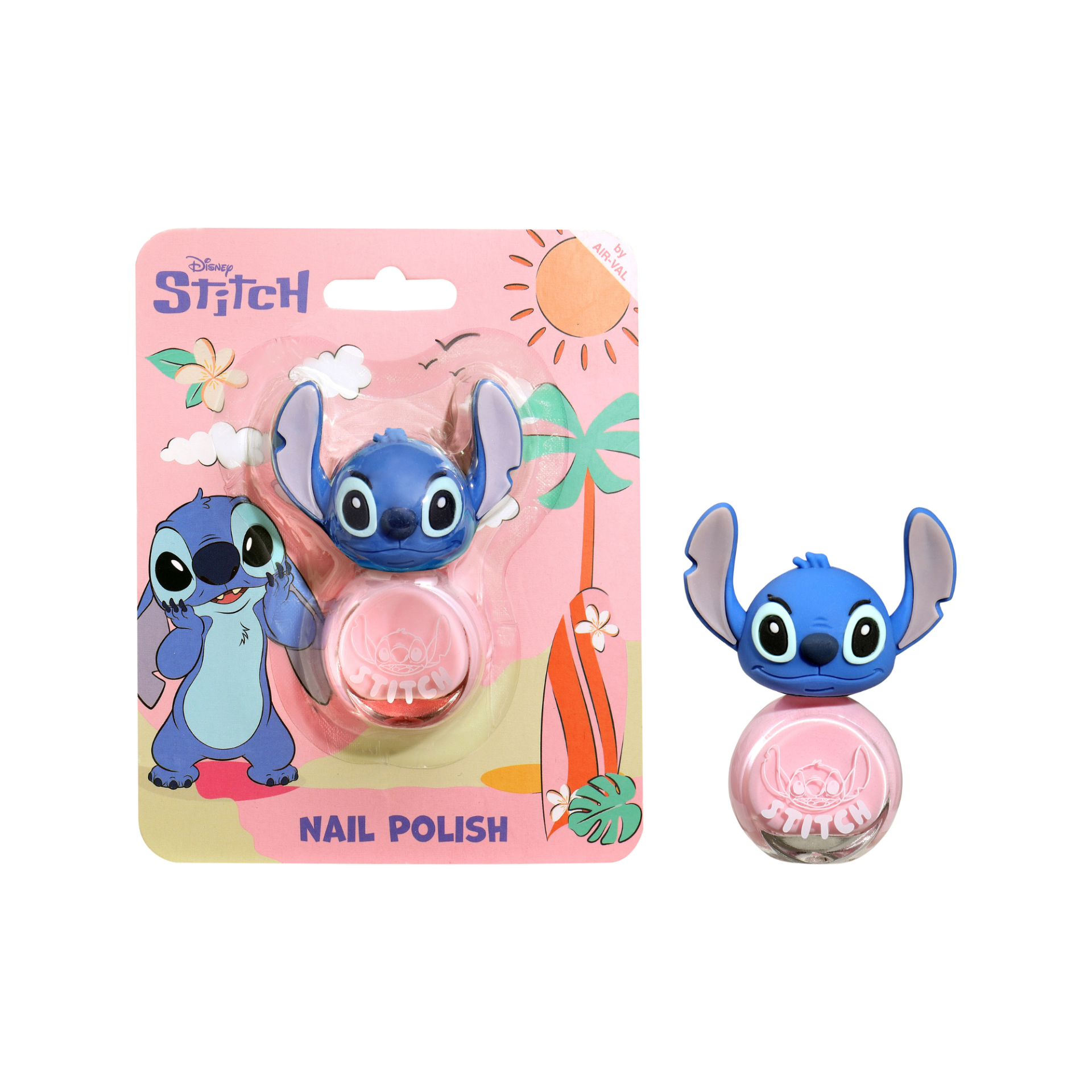 STITCH NAIL POLISH 3D CAP PINK 8ml
