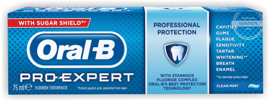Oral-B Pro Expert Οδοντόκρεμα 75ml – Πολλαπλή Προστασία για Δόντια & Ούλα