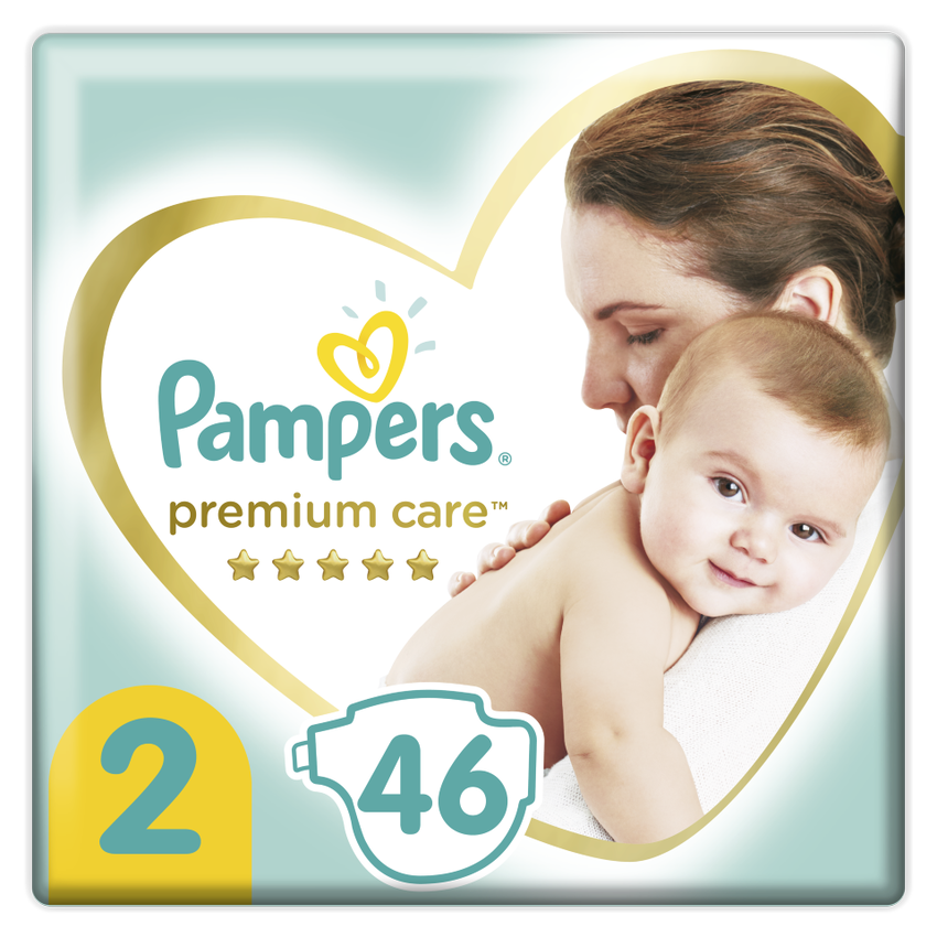 Pampers Premium Care Μέγεθος 2 2x46 Τεμ – Πάνες Βρεφικής Φροντίδας