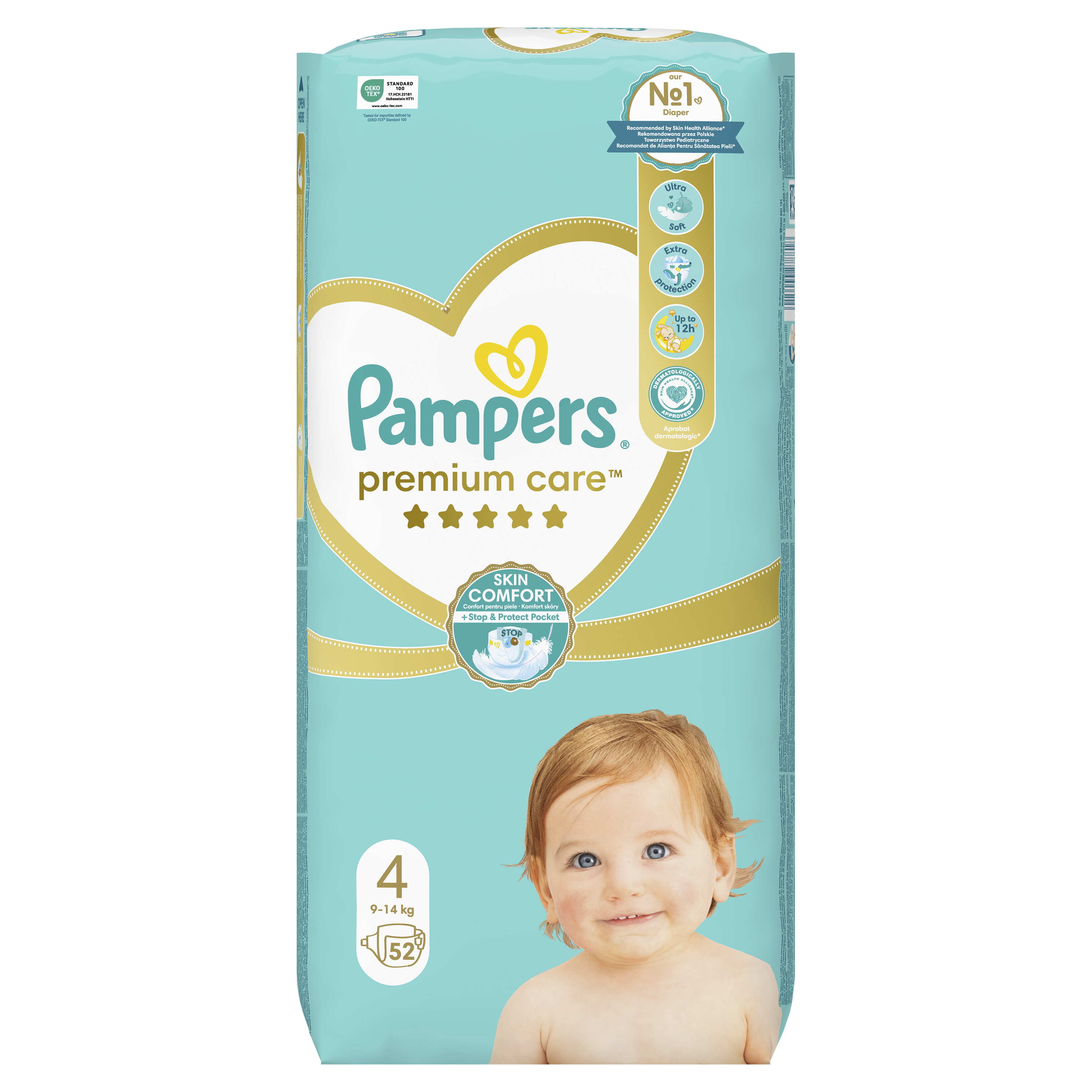Pampers Premium Care Μέγεθος 4 2x52 Jumbo – Πάνες Βρεφικής Φροντίδας