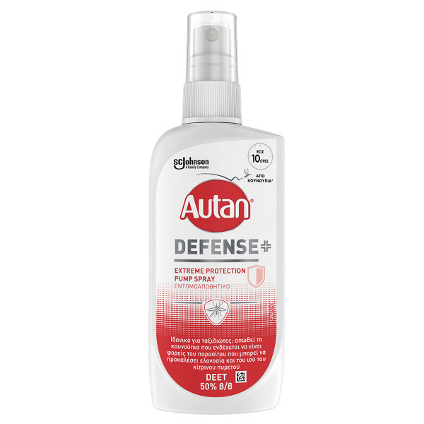 Autan Defense Εντομοαπωθητική Λοσιόν Spray 100ml – Προστασία από Κουνούπια & Τσιμπήματα