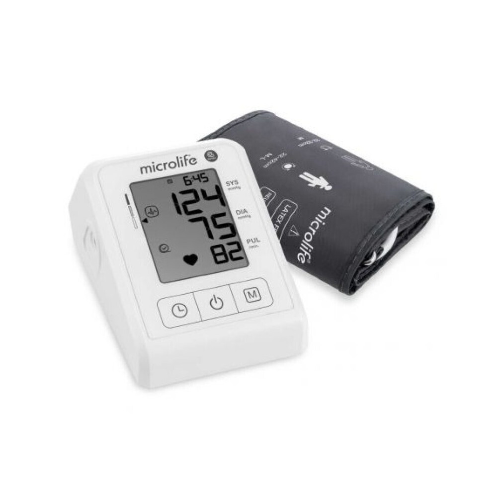 Microlife B1 Classic Ηλεκτρονικό Πιεσόμετρο Μπράτσου – Ακριβής Μέτρηση Αρτηριακής Πίεσης