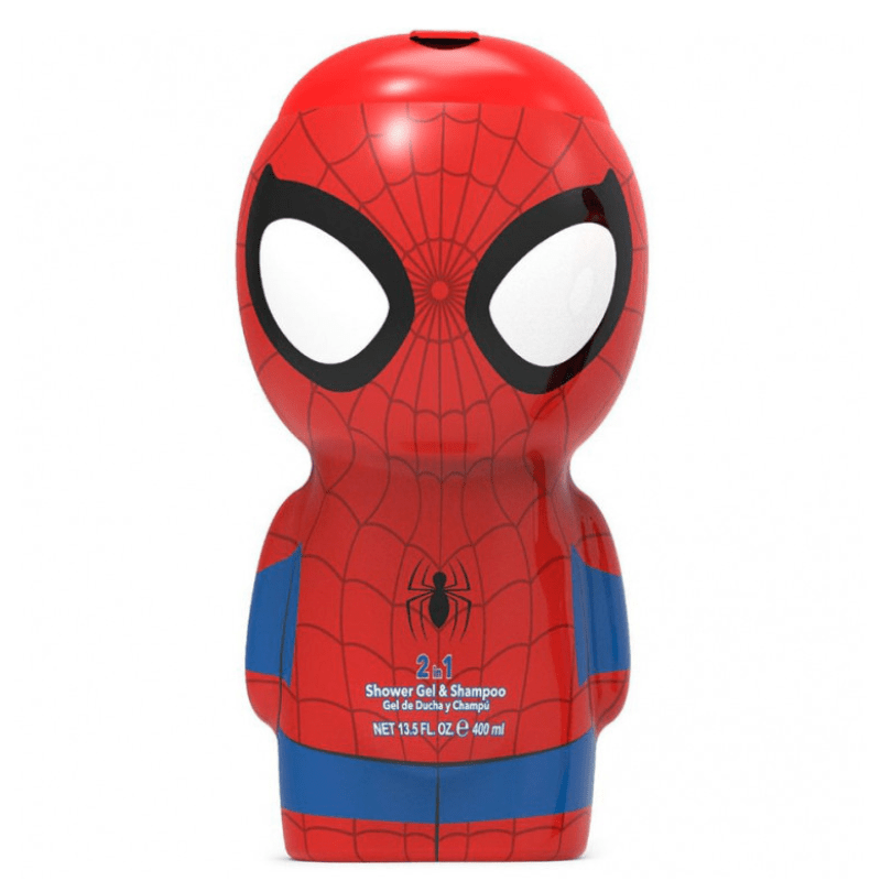 Spider-Man 2 σε 1 Αφρόλουτρο & Σαμπουάν για Παιδιά 400ml – Απαλός Καθαρισμός Σώματος & Μαλλιών