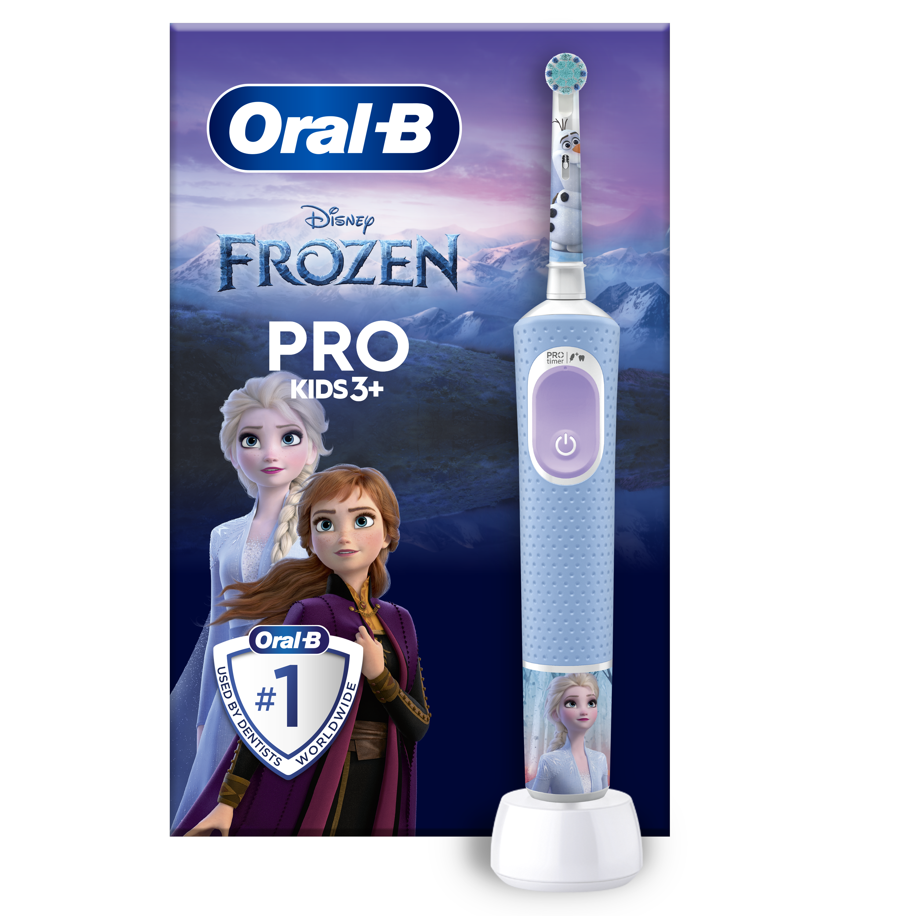 Oral-B Vitality Pro Kids Frozen Ηλεκτρική Οδοντόβουρτσα 1τμχ – Παιδική Στοματική Υγιεινή για Κορίτσια
